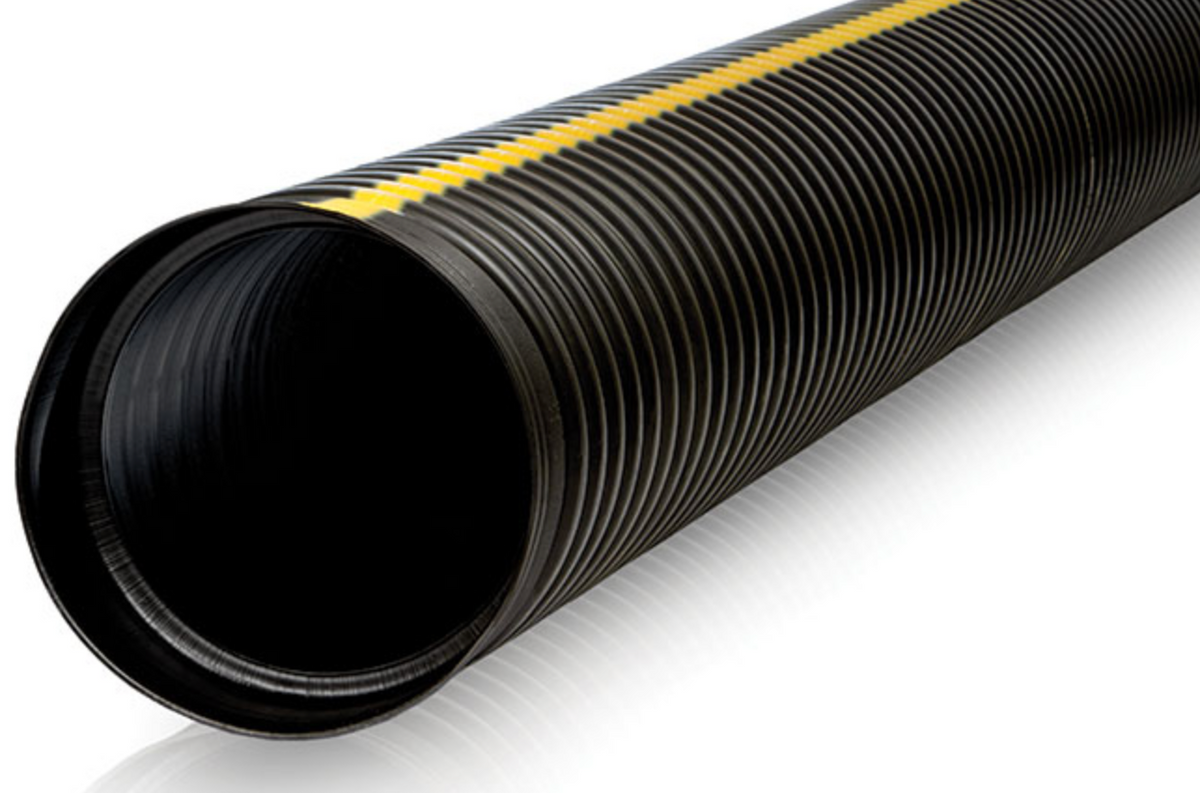 Prinsco GoldFlo 18 in. x 20 ft. Dual-Wall Culvert Pipe – Solid